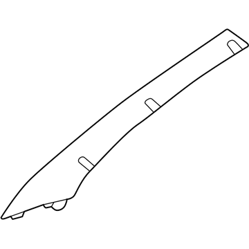 Mopar RC25XT5AG Molding-Windshield GARNISH