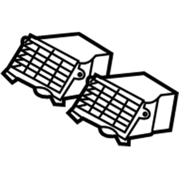 Kia 0K53A6481X Louver Assembly, LH
