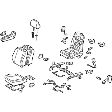 Toyota 71100-1AP00-B0 Seat Assembly