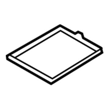 Hyundai 84696-0W002-HZ Mat-Lower Armrest