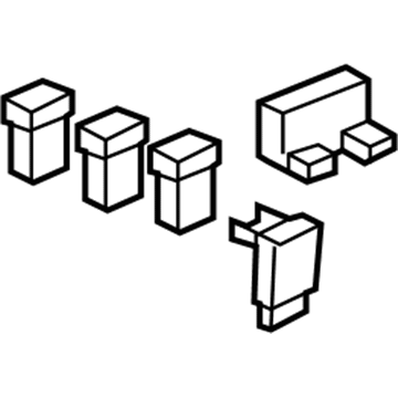 Honda 38232-SMG-E11 Fuse B, Multi Block (60A/50A)