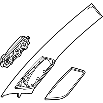 GM 84883082 Windshield Pillar Trim