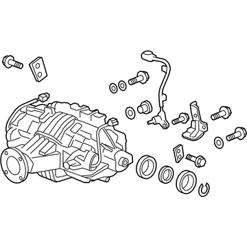 Acura 41200-5J9-A00 Carrier Assembly, Rear