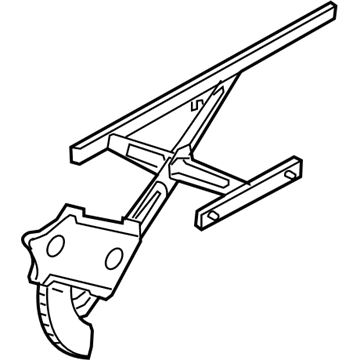 Infiniti 80720-AH214 Door Window Regulator Assembly, Right