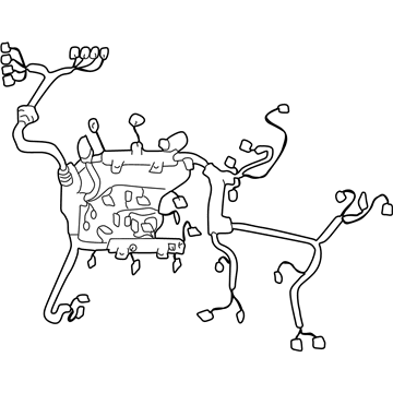 Toyota 82121-3T050 Wire, Engine