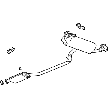 GM 84997136 Muffler & Pipe