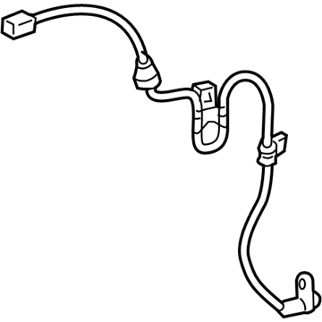 Lexus 89546-0E020 Sensor, Speed, Rear LH