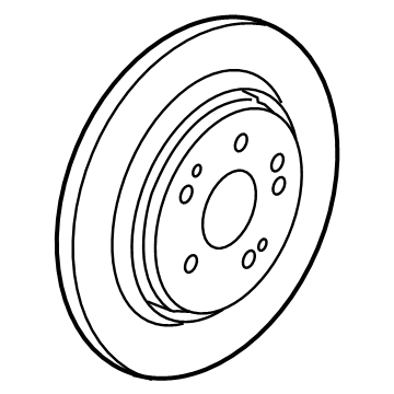 Acura 42510-TYA-A01 Disk (17In, 11T Fnc)