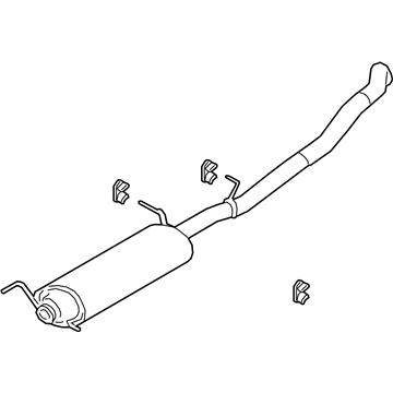 Ford JL1Z-5230-F Muffler & Pipe