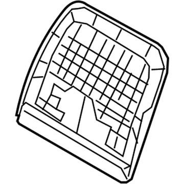 Nissan 87640-3TA0A Board Assembly Front Seat Back