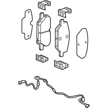 GM 84830631 Front Pads