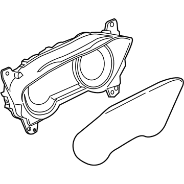 Ford FA1Z-10849-AA Cluster Assembly