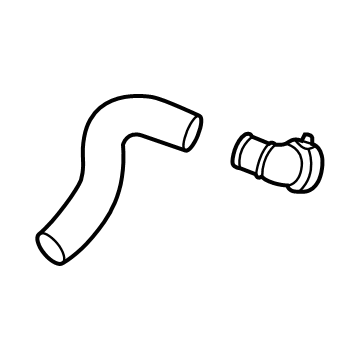 Kia 25415K0000 Hose Assembly-RADAATOR, L