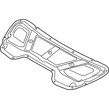 Hyundai 81125-2S000 Pad-Hood Insulating