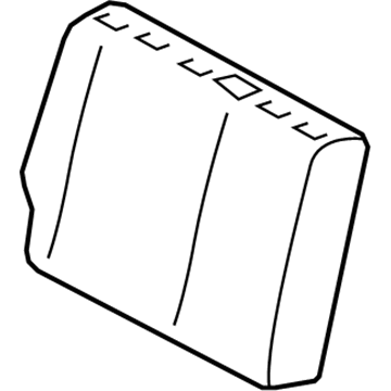 Toyota 71651-12880 Seat Back Pad
