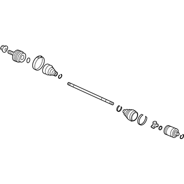 Honda 44305-SHJ-A01 Driveshaft Assembly, Passenger Side