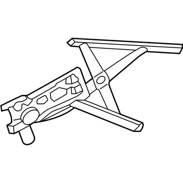 Mopar 4574093AI Front Door Window Regulator