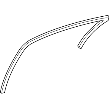 Mopar 4574032AG WEATHERSTRIP-Front Door Glass