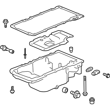 GM 12640748 Oil Pan