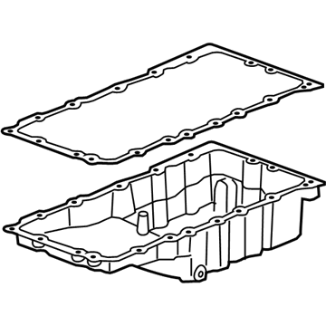 GM 12624617 Oil Pan