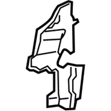 Lexus 53293-0E070 DEFLECTOR, Radiator