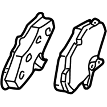 Ford 1U2Z-2V200-PA Rear Pads