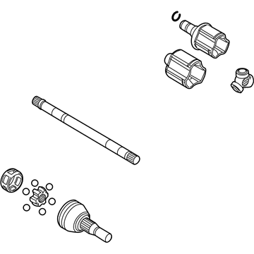 GM 88957151 Front Wheel Drive Shaft Kit