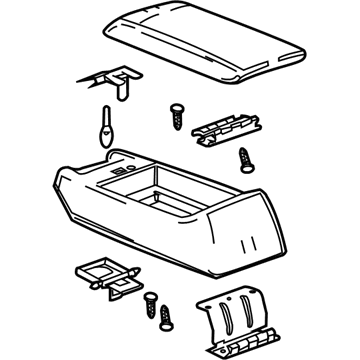 GM 89040060 Armrest Assembly