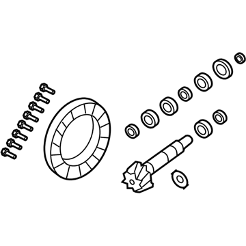 Mopar 68017175AB Gear Kit-Ring And PINION