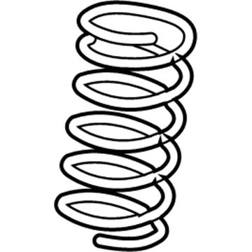 Lexus 48231-53270 Spring, Coil, Rear