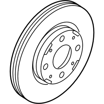 Kia 517122F100 Disc-Front Wheel Brake