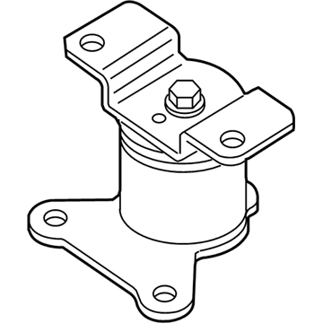 Nissan 11320-1PE0A Engine Mounting Insulator, Rear