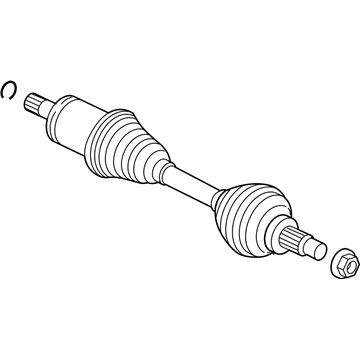 BMW 31-60-7-558-949 Cv Axle Assembly Front Left