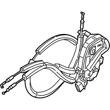 GM 19317556 Front Side Door Lock Assembly