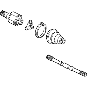 Ford 4F1Z-3B436-AA Axle Assembly