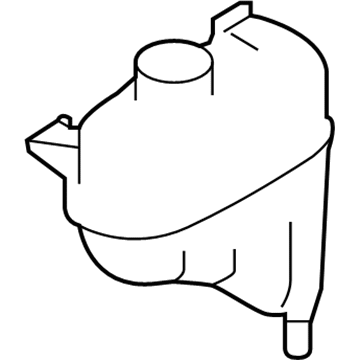 Infiniti 21710-5CF0A Radiator Reservoir Tank Assembly