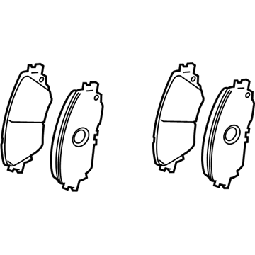 Lexus 04465-0E060 Disc Brake Pad Kit