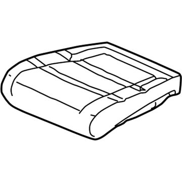 Honda 81532-S0X-A13 Pad & Frame, Left Front Seat Cushion