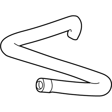 BMW 64-21-8-391-013 Radiator And Engine Return Hose