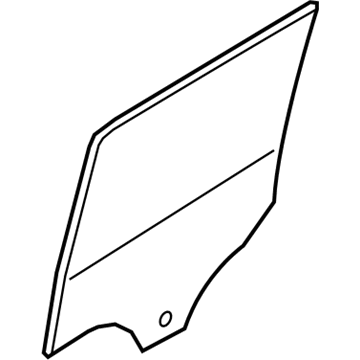 Ford DT1Z-1725712-A Door Glass