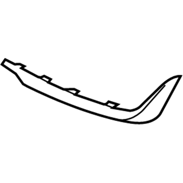 Hyundai 86564-D2000 Moulding Assembly-Front Bumper Side, RH