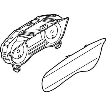 Ford KS7Z-10849-HC Cluster Assembly