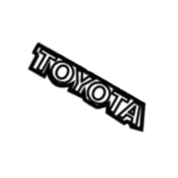 Toyota 75474-0C010 Nameplate