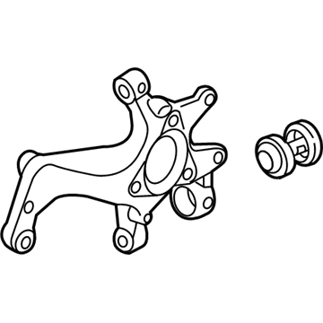 Hyundai 52710-F2AA0 Carrier Assembly-Rear Axle, LH