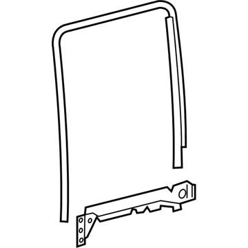 Mopar 68293097AB Channel-Door Glass