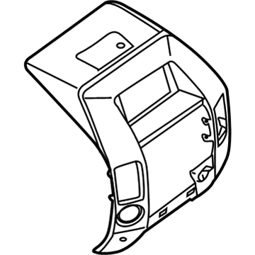 Nissan 68257-7S000 Finisher-Cluster Lid