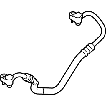 BMW 64-53-9-354-586 PRESSURE HOSE ASSY COMPRESSO