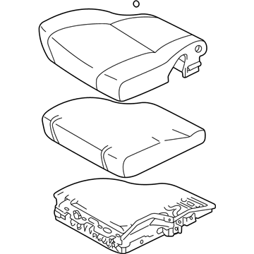 Toyota 71410-42190-B0 Cushion Assembly