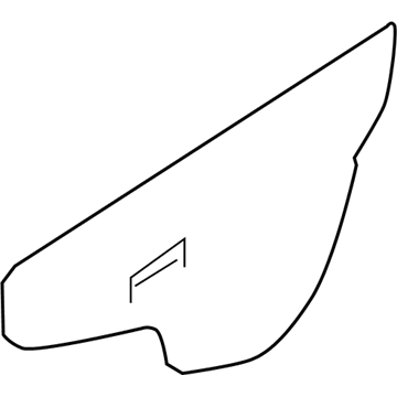 Nissan 80861-1JU0A Screen-Sealing, Front LH