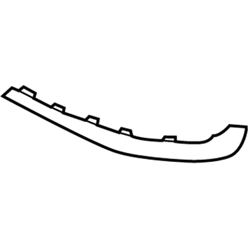 Kia 86585E4000 Moulding-Front Bumper